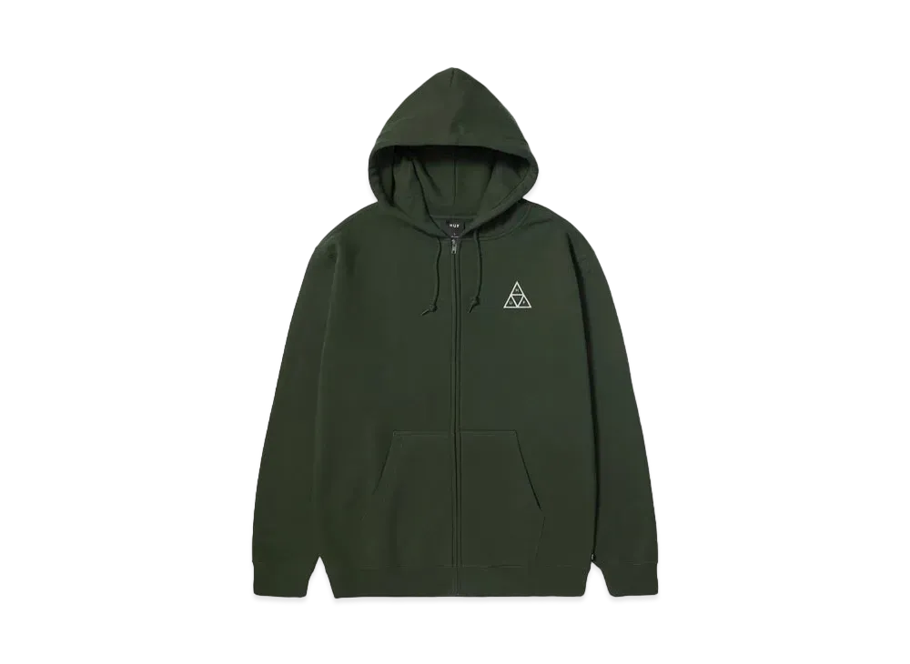 HUF Fall 24 Huff Set TT Full Zip Hoodie "Hunter Green"