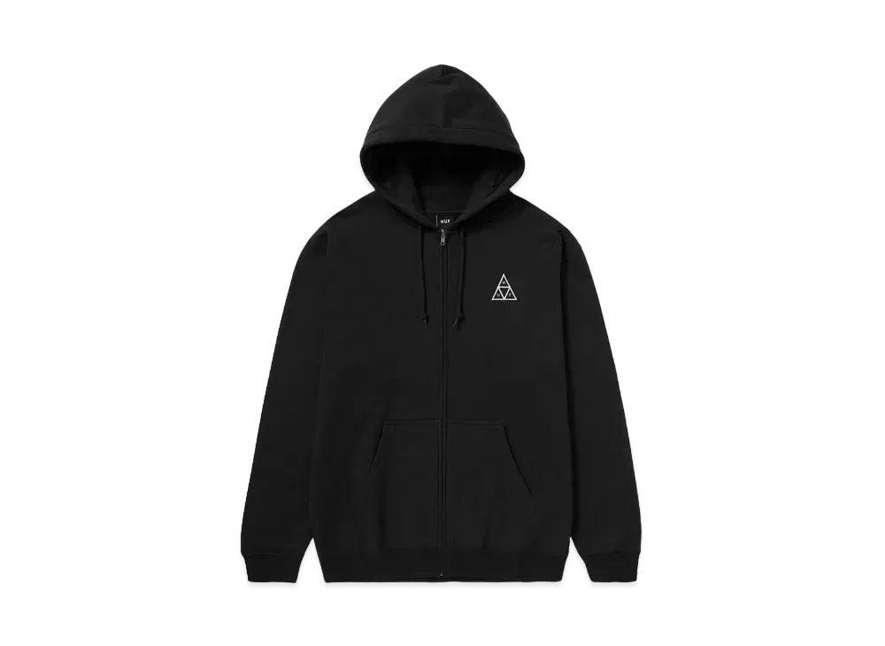 HUF Fall 24 Huff Set TT Full Zip Hoodie "Black"