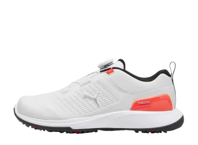 Puma Golf Grip Fusion Flex Disc "Feather Gray/Red Blast"