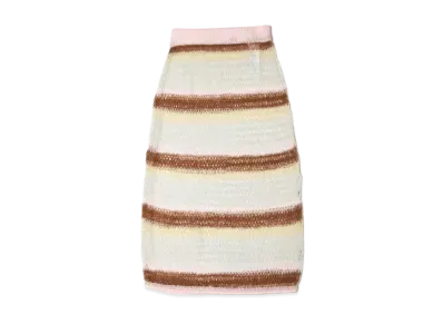 atmos pink Openwork Long Skirt "Beige"