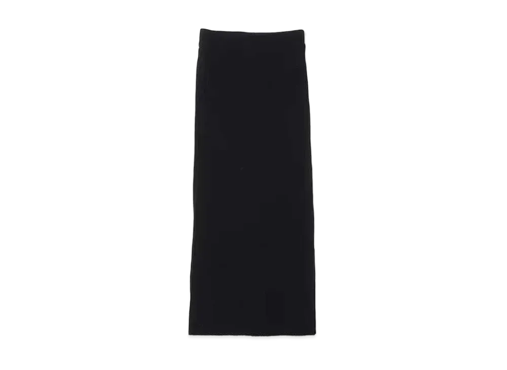 atmos pink Slit Knit Skirt "Black"