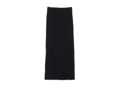atmos pink Slit Knit Skirt "Black"