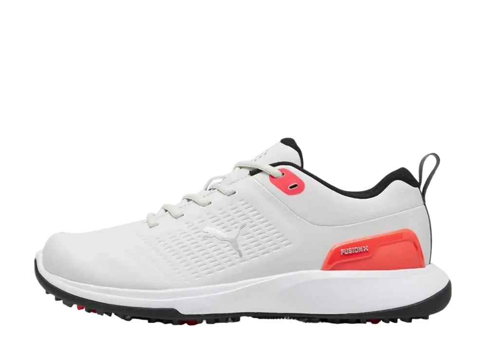 Puma Golf Grip Fusion Flex "Feather Gray/Red Blast"