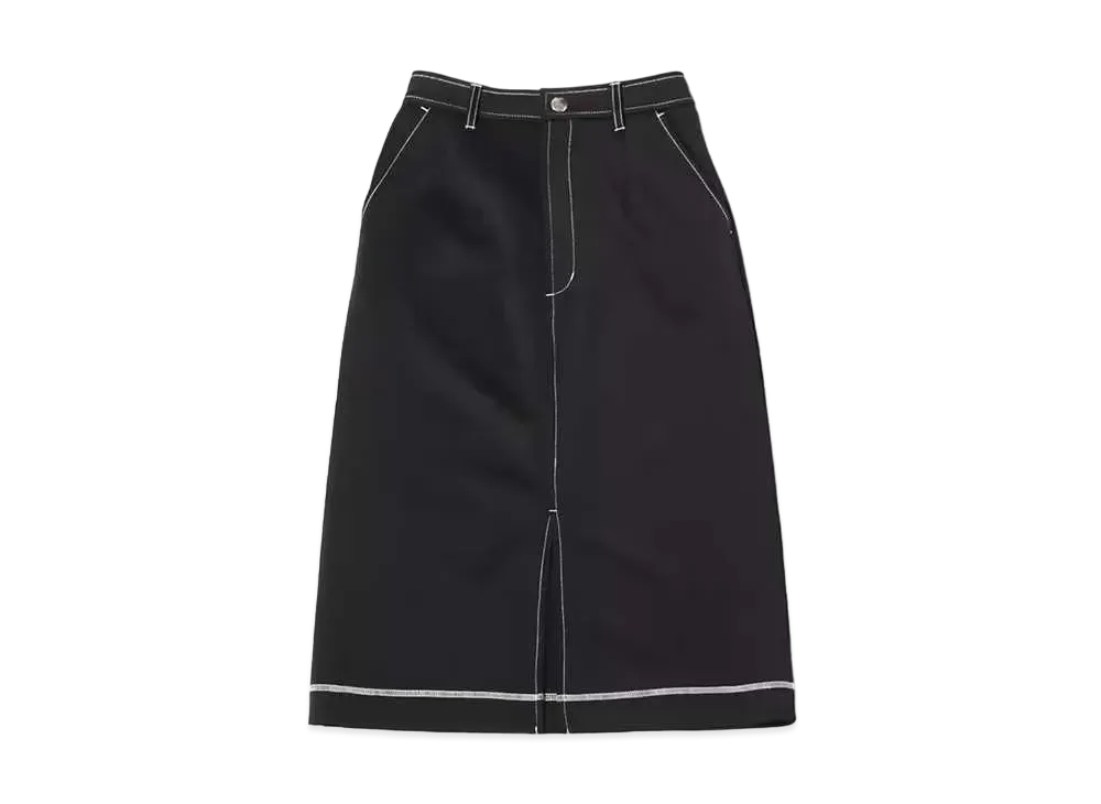 atmos pink Color Stitching Cardboard Tight Sk "Black"