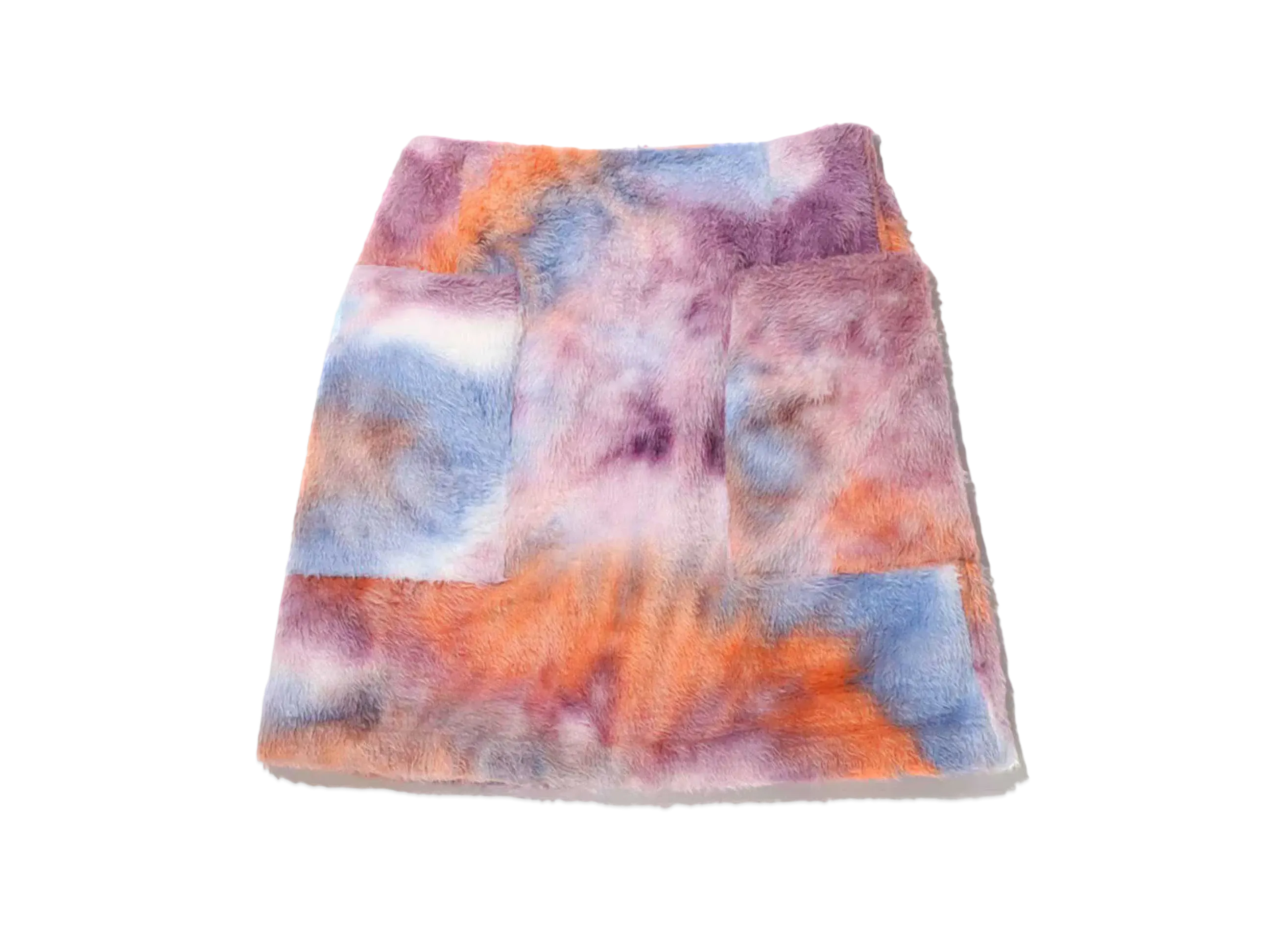 atmos pink Tie Dye Fleece Trapezoid Skirt "Mix"