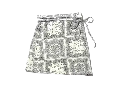 atmos pink Paisley Pattern Wrap Skirt "White"