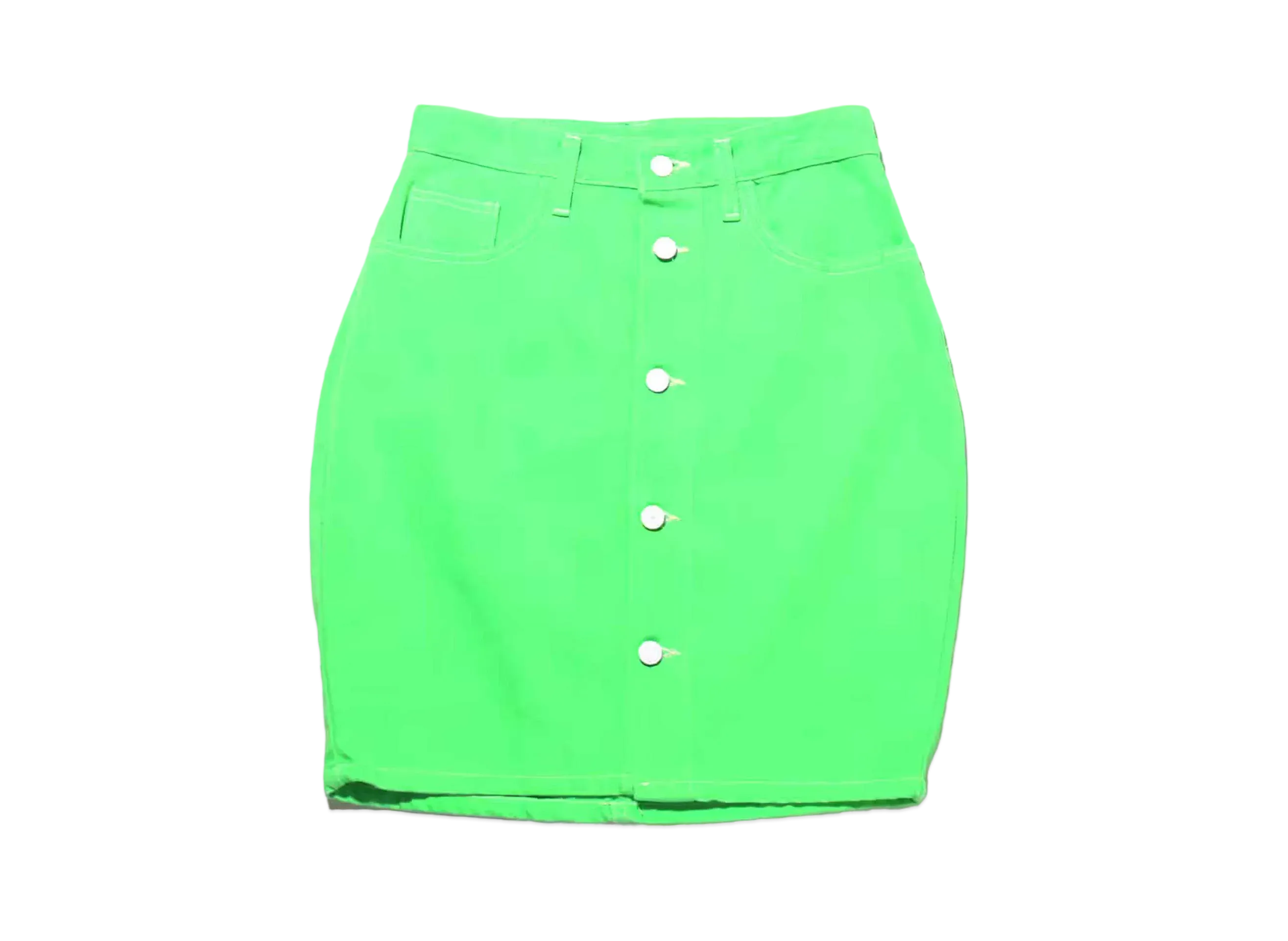 atmos pink Vivid Color Skirt "Green"