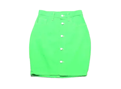atmos pink Vivid Color Skirt "Green"