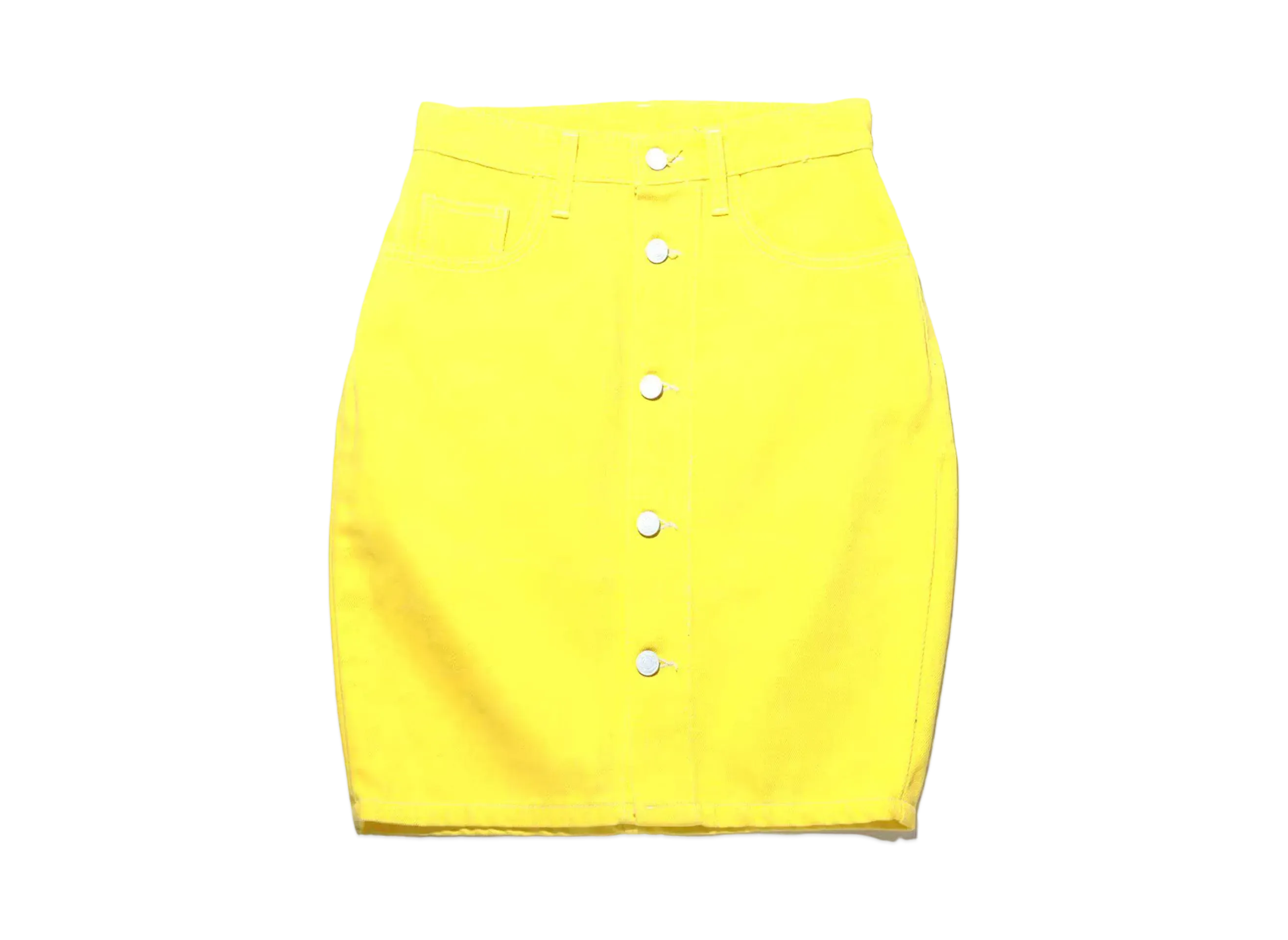 atmos pink Vivid Color Skirt "Yellow"