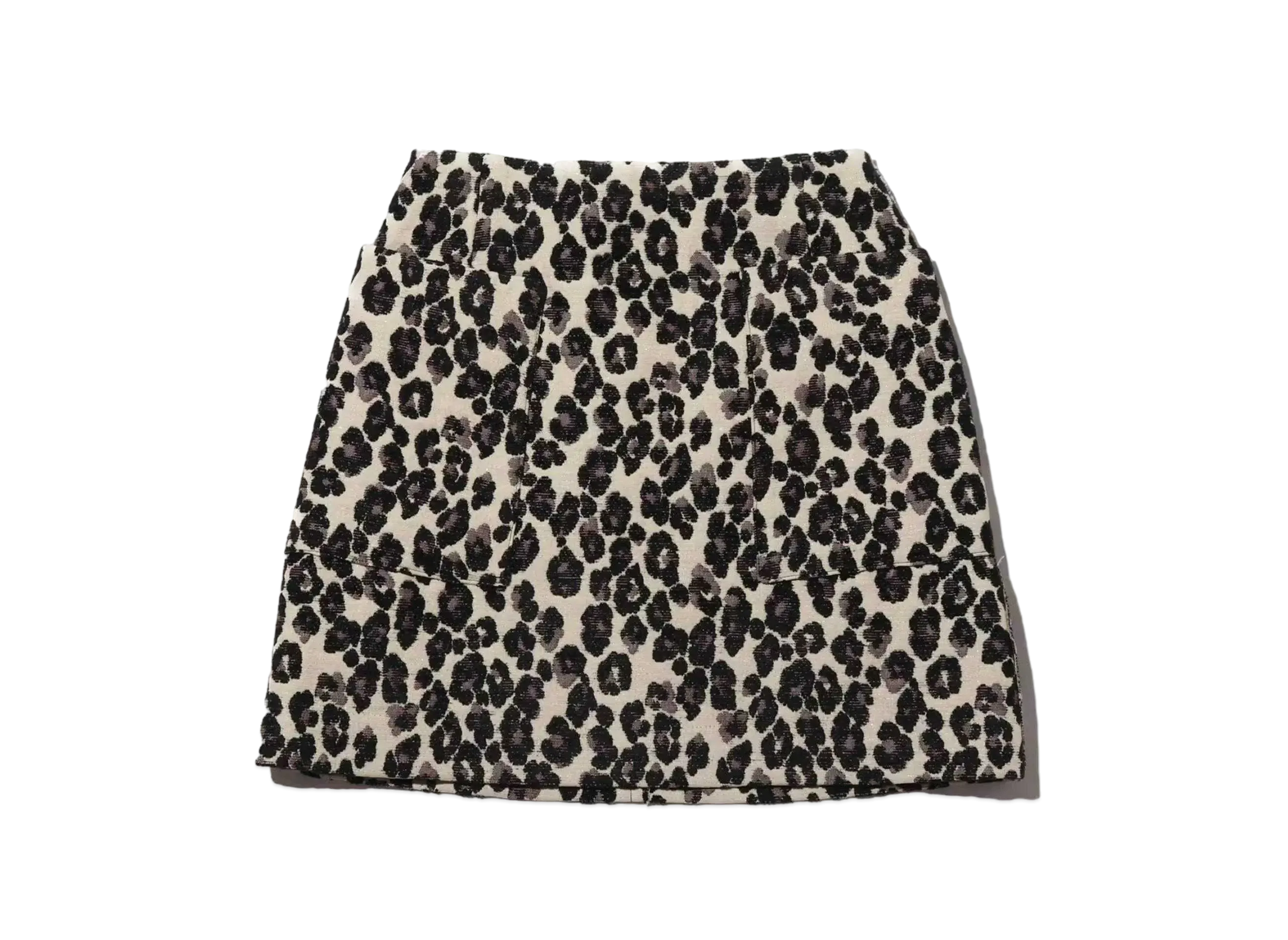 atmos pink Jacquard Pocket Trapezoid Miniskirt "Animal"