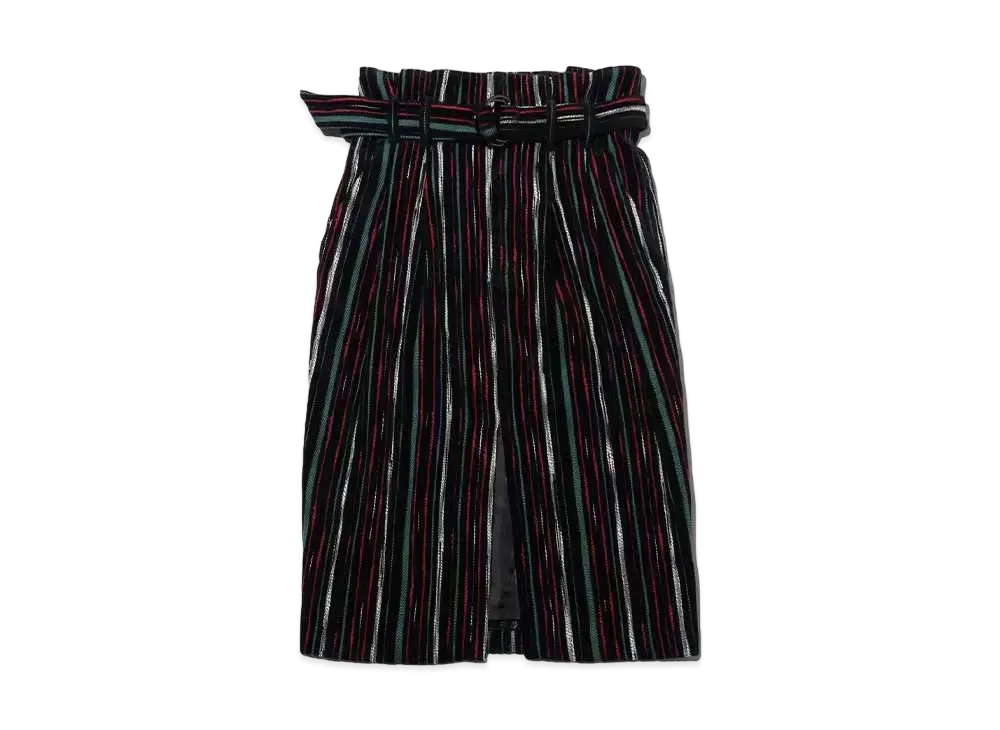 atmos pink Mall Jacquard Striped Tight Skirt "Multi"