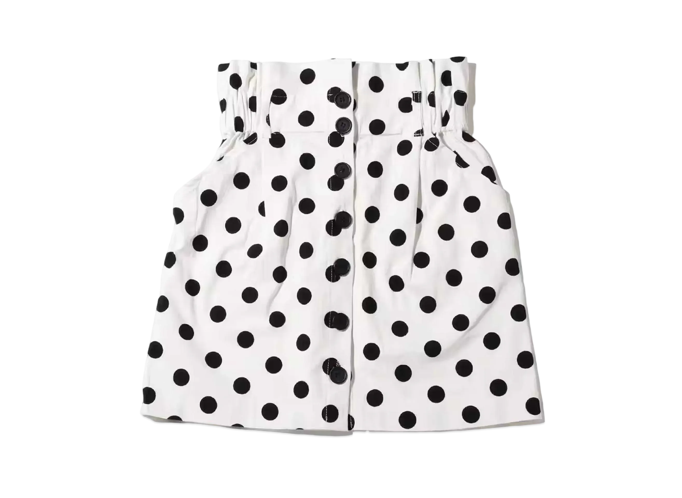 atmos pink High Waist Dot Miniskirt 2 Colors Available "White"