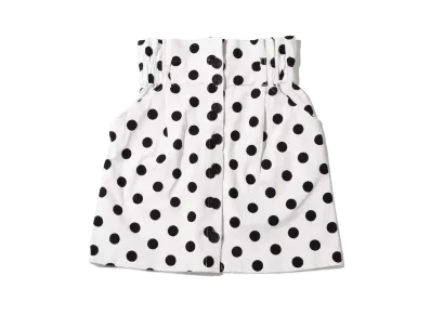 atmos pink High Waist Dot Miniskirt 2 Colors Available "White"