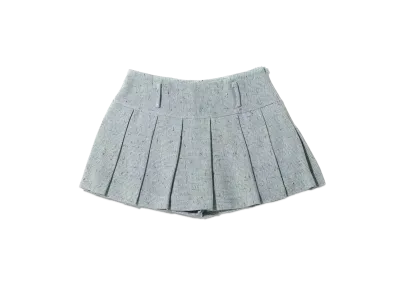 atmos pink Classic Pleated Miniskirt "Blue"
