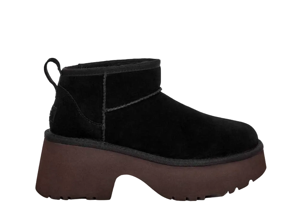 アグ ウィメンズ クラシック ウルトラ ミニ ニュー ハイツ "ブラック"