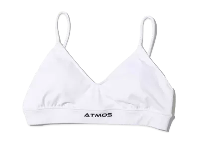 atmos pink x Guacamole Logo Triangle Bra Top "White"