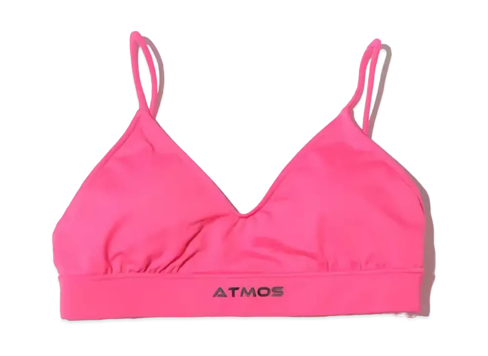atmos pink x Guacamole Logo Triangle Bra Top "Pink"