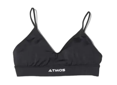 atmos pink x Guacamole Logo Triangle Bra Top "Black"
