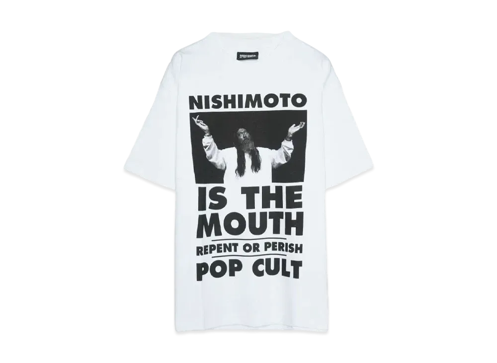 NISHIMOTO IS THE MOUTH POP-CULT S/S TEE "WHITE"