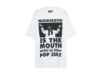NISHIMOTO IS THE MOUTH POP-CULT S/S TEE "WHITE"