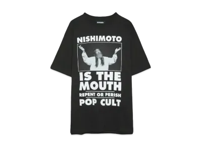 NISHIMOTO IS THE MOUTH POP-CULT S/S TEE "BLACK"