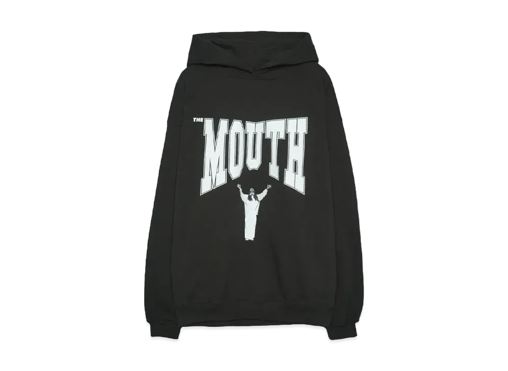 NISHIMOTO IS THE MOUTH MOUTH SWEAT HOODIE "BLACK"