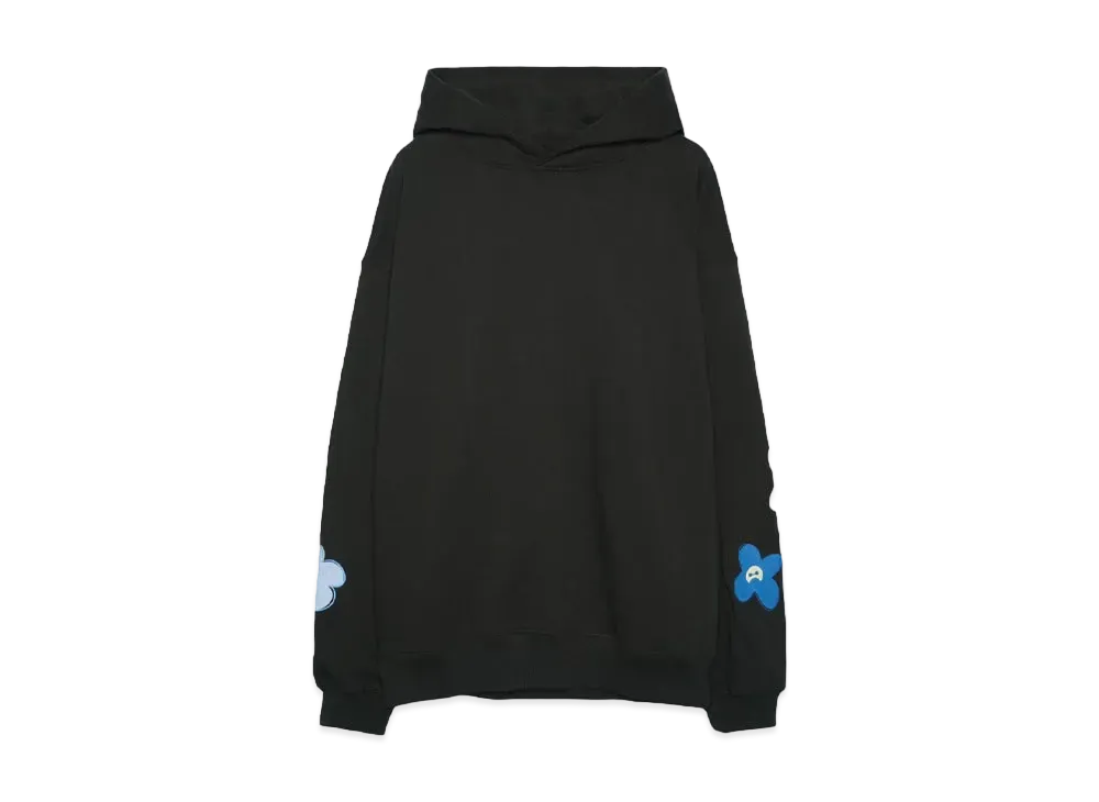 NISHIMOTO IS THE MOUTH FLOWER SWEAT HOODIE "BLACK"
