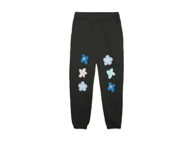 NISHIMOTO IS THE MOUTH FLOWER SWEAT PANTS "BLACK"