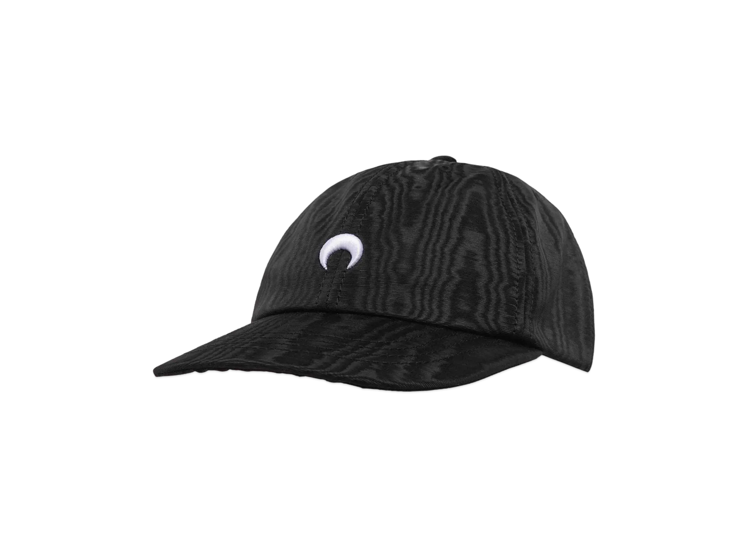 Marine serre RECYCLED MOIRE BASEBALL CAP (24AW) "BLACK"