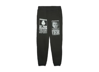 NISHIMOTO IS THE MOUTH CLASSIC SWEAT PANTS "BLACK"