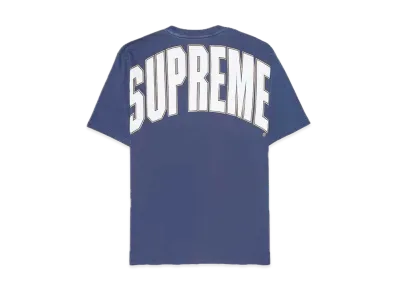 Supreme Cracked Back Arc S/S Top "Navy"