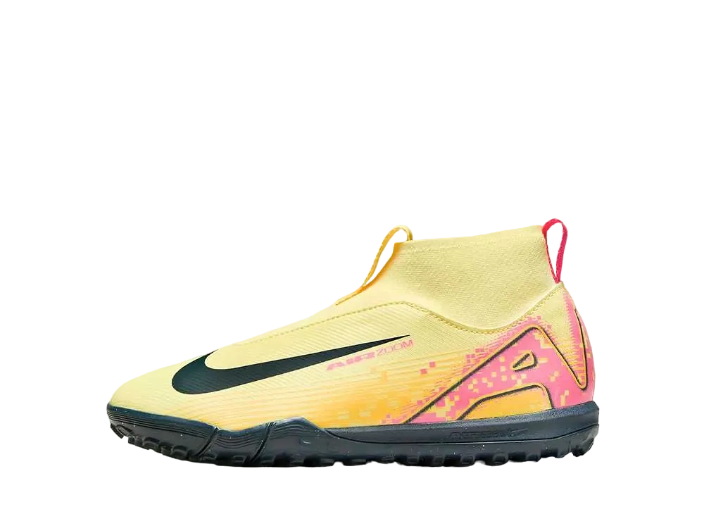 ナイキ GS マーキュリアル スーパーフライ10 アカデミー キリアンエムバペ "ライトレーザーオレンジ/アーモリーネイビー"