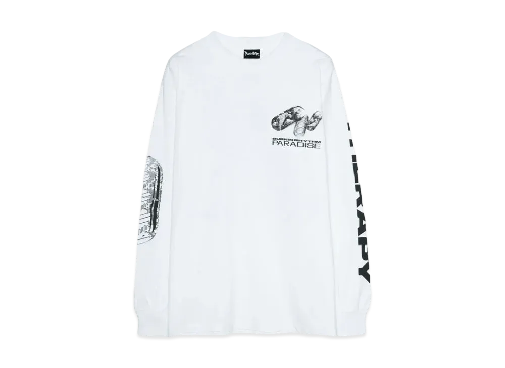 Paradise Youth Club THERAPY LS TEE "WHITE"