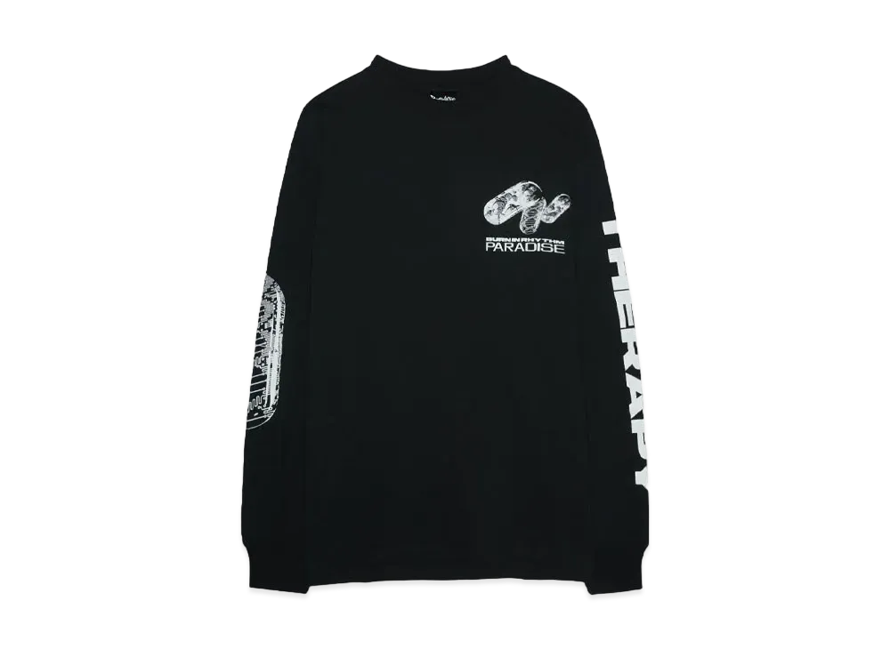 Paradise Youth Club THERAPY LS TEE "BLACK"