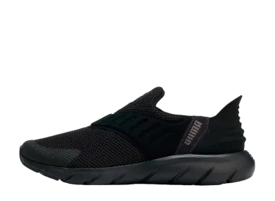 Puma Softride Flex Eas in Wide "Puma Black/Flat Dark Gray"