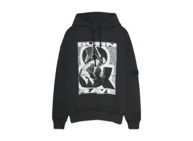 Paradise Youth Club DRIFT HOODIE "WASHED BLACK"