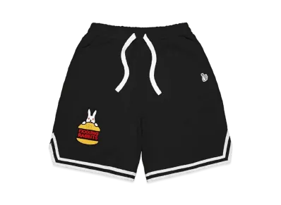FR2 Rabbit Burger Embroidery Sweat Short Pants "Black"