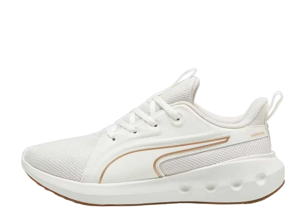プーマ ソフトライド カーソン "ウォームホワイト/プーマゴールド"