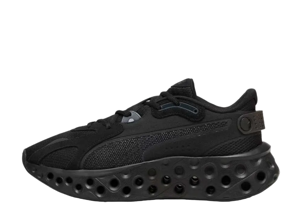 プーマ ソフトライド フリークエンス "プーマブラック/フラットダークグレー"