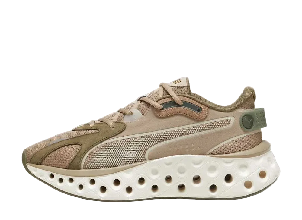 プーマ ソフトライド フリークエンス "オークブランチ/ピューマオリーブ/デザートダスト"