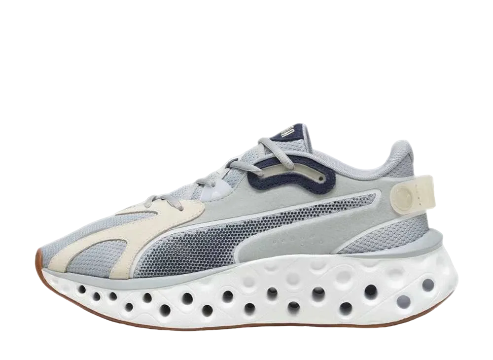 プーマ ソフトライド フリークエンス "クールミッドグレー/アルペンスノー/クラブネイビー"