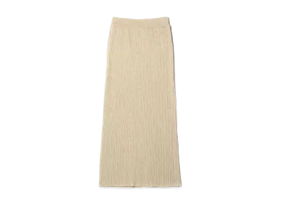 atmos pink Slit Knit Skirt "Beige"