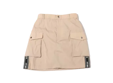 atmos pink Side Logo Cargo Mini Skirt "Beige"