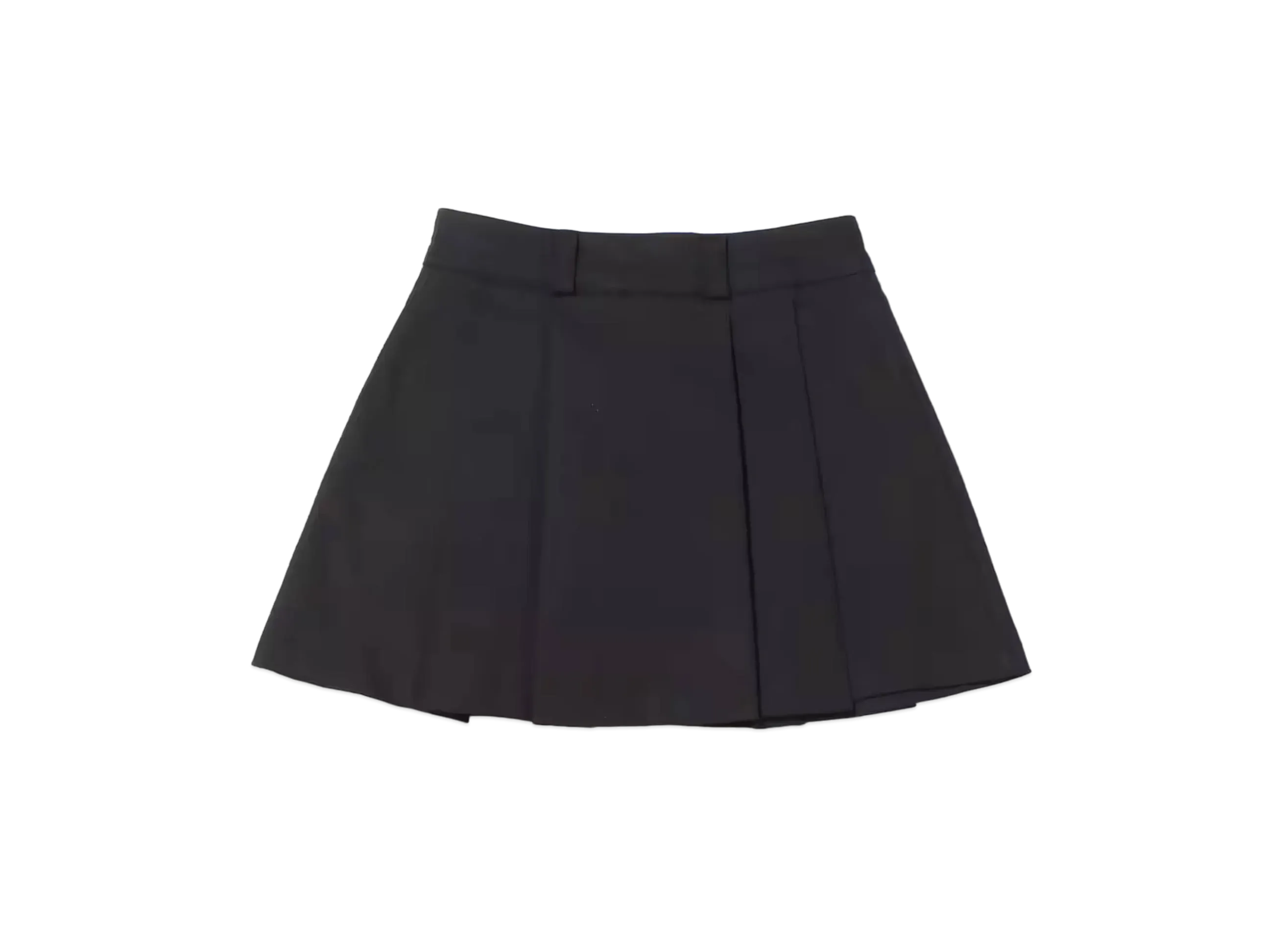 atmos pink Pleated Mini Skirt "Black"