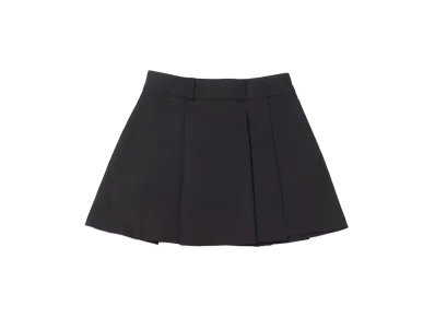 atmos pink Pleated Mini Skirt "Black"