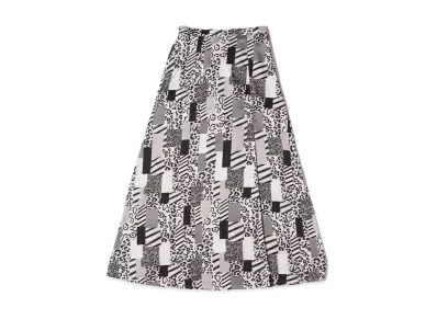 atmos pink Animal Print Long Skirt "Gray"
