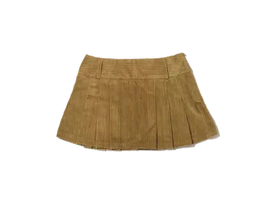 atmos pink Corduroy Miniskirt "Brown"