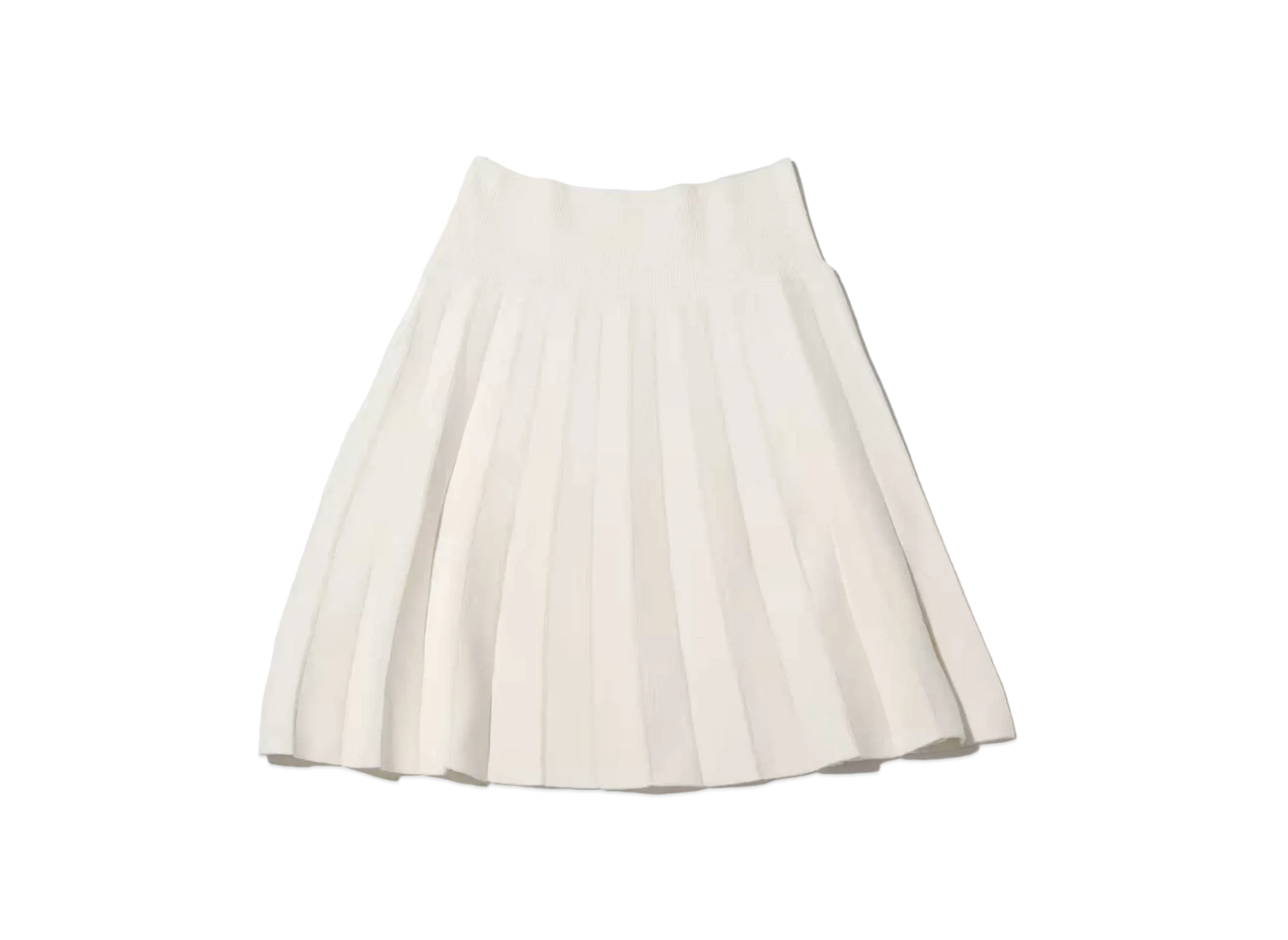 atmos pink Pleated Knit Mini Skirt "White"
