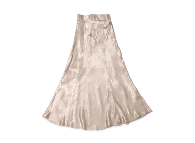 atmos pink Satin Mermaid Skirt "Beige"