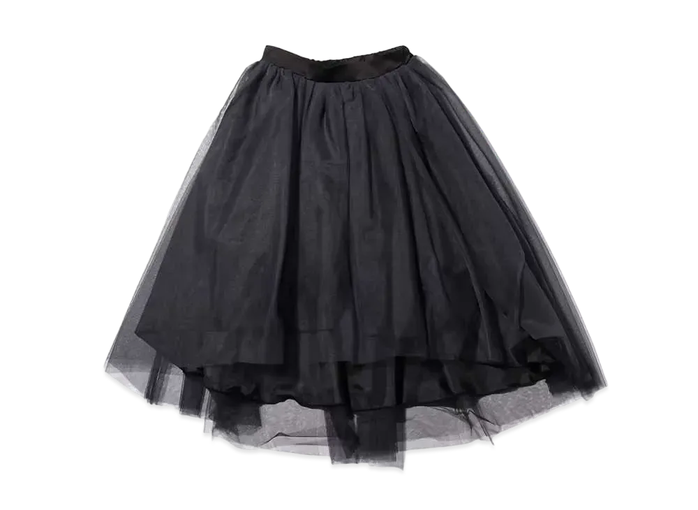atmos pink Organdy Volume Skirt "Black"